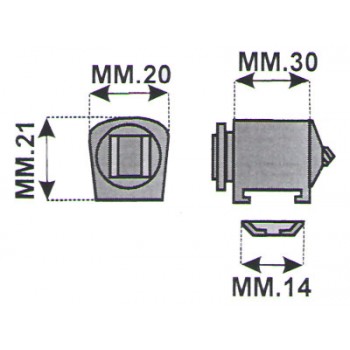 chiusura magnetica 11990marrone chiusura magnetica 11990marrone